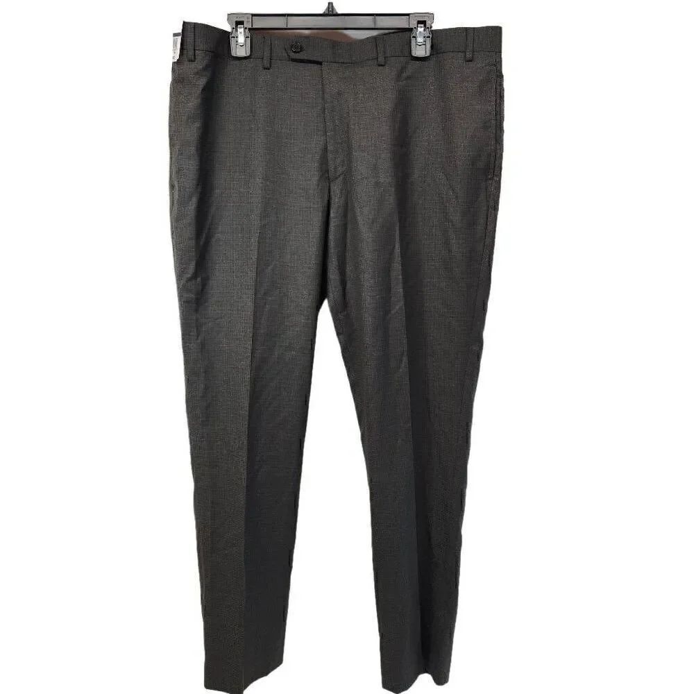 Ralph Lauren Size 40x30 Men's Comfort Flex Flat Front Slim Fit Dress Pants Olive